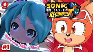AKHIRNYA KETEMU HATSUNE MIKU DI APOTOS - Sonic Unleashed Recompiled (Hatsune Miku Mod) #1