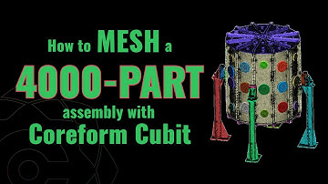 How to mesh a 4000-part nuclear assembly with Coreform Cubit