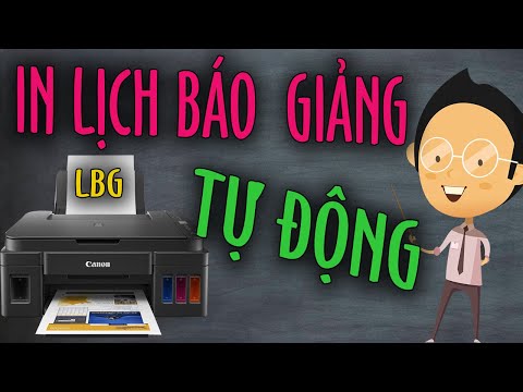 Video IN LỊCH BÁO GIẢNG TỰ ĐỘNG - GIÁO VIÊN 4.0 - youtube