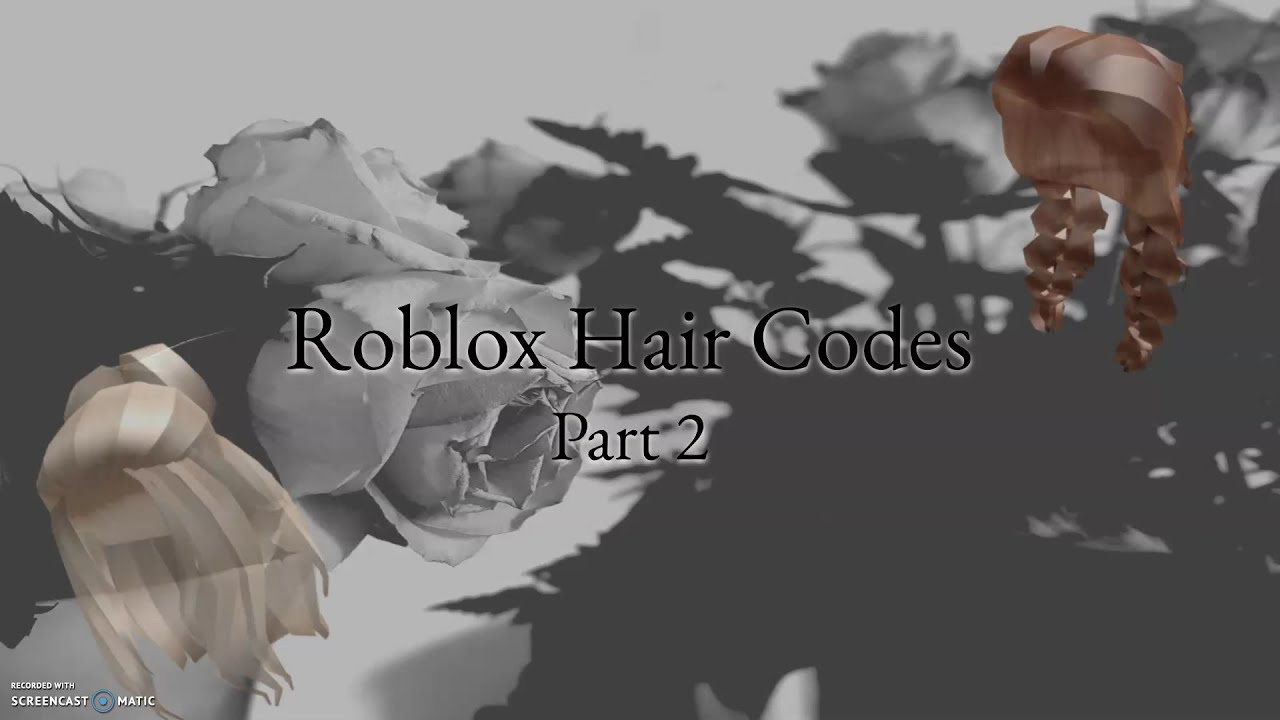 Asset Id For Roblox Hair