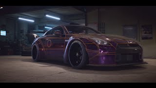 Need for Speed Nissan GTR tuning Liberty Walk Bodykit Tron-Tuning TimeLapse