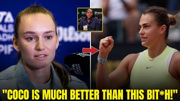 Aryna Sabalenka BROKE DOWN in Tears After Elena Rybakina RIPPED Sabalenka APART in WTA FINALS!