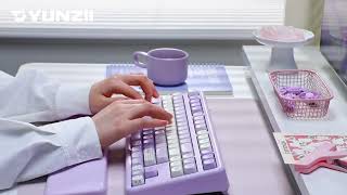 [TYPING SOUND] YUNZII purple B87 scheme? Absolutely dreamy.