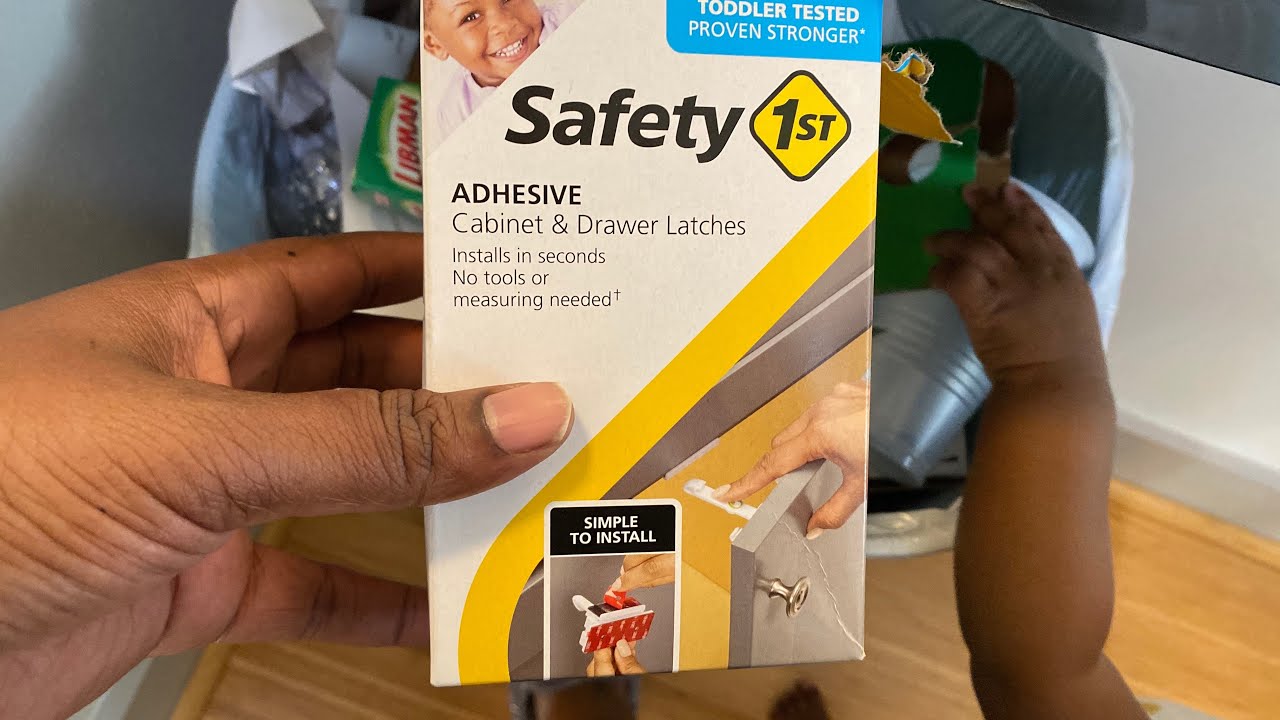 safety first adhesive cabinet locks