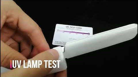 UV test card, UV intensity control testing paper, UV lamp test