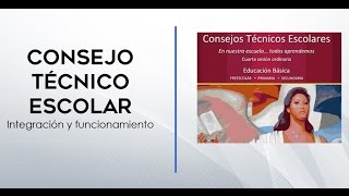 Consejo Técnico Escolar, integración y funcionamiento