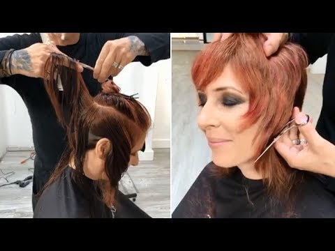 Pixie Shag Haircut Tutorial Layered Bob Haircut For Women Youtube