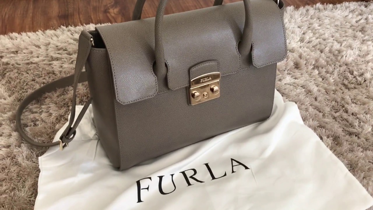 マグネット式ポケット×1付属品FURLA メトロポリス サッチェルM