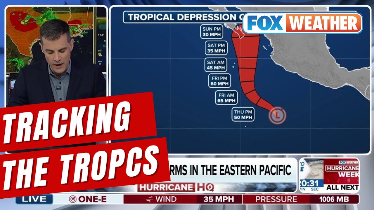 Tracking The Season's First Tropical Depression In The Eastern Pacific ...