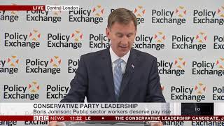 Jeremy Hunt's speech on his Brexit plan to Policy Exchange