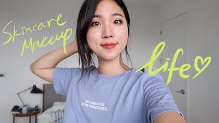 Summer morning routine & Life updates, #nyc reopening | Skincare, makeup and hair