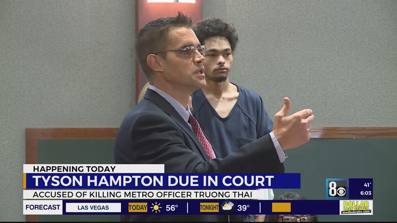 Man accused of killing Las Vegas police officer due in court - YouTube