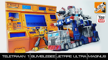 Custom Cel-shaded Transformers TELETRAAN 1 BUMBLEBEE JETFIRE ULTRA MAGNUS By LEK custom 2021
