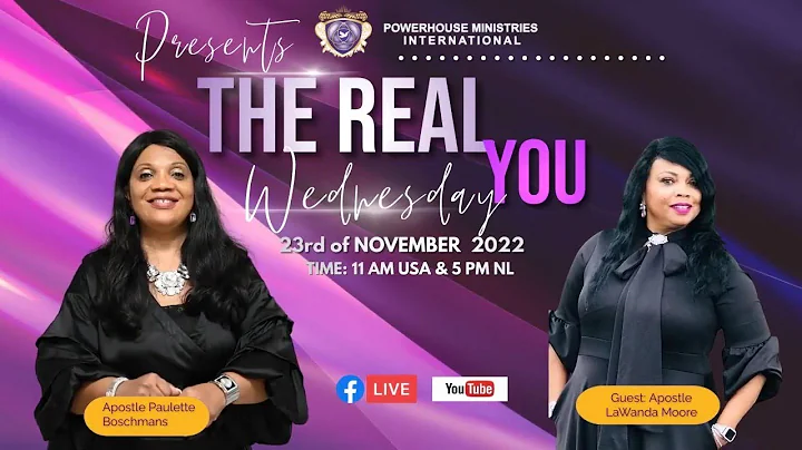 WEDNESDAY 23-Nov THE REAL YOU with guest speaker A...
