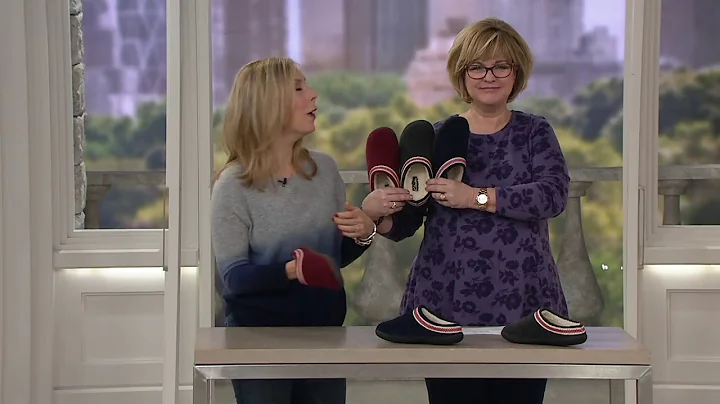Clarks Felt Women's Slippers with Trim Detail on QVC