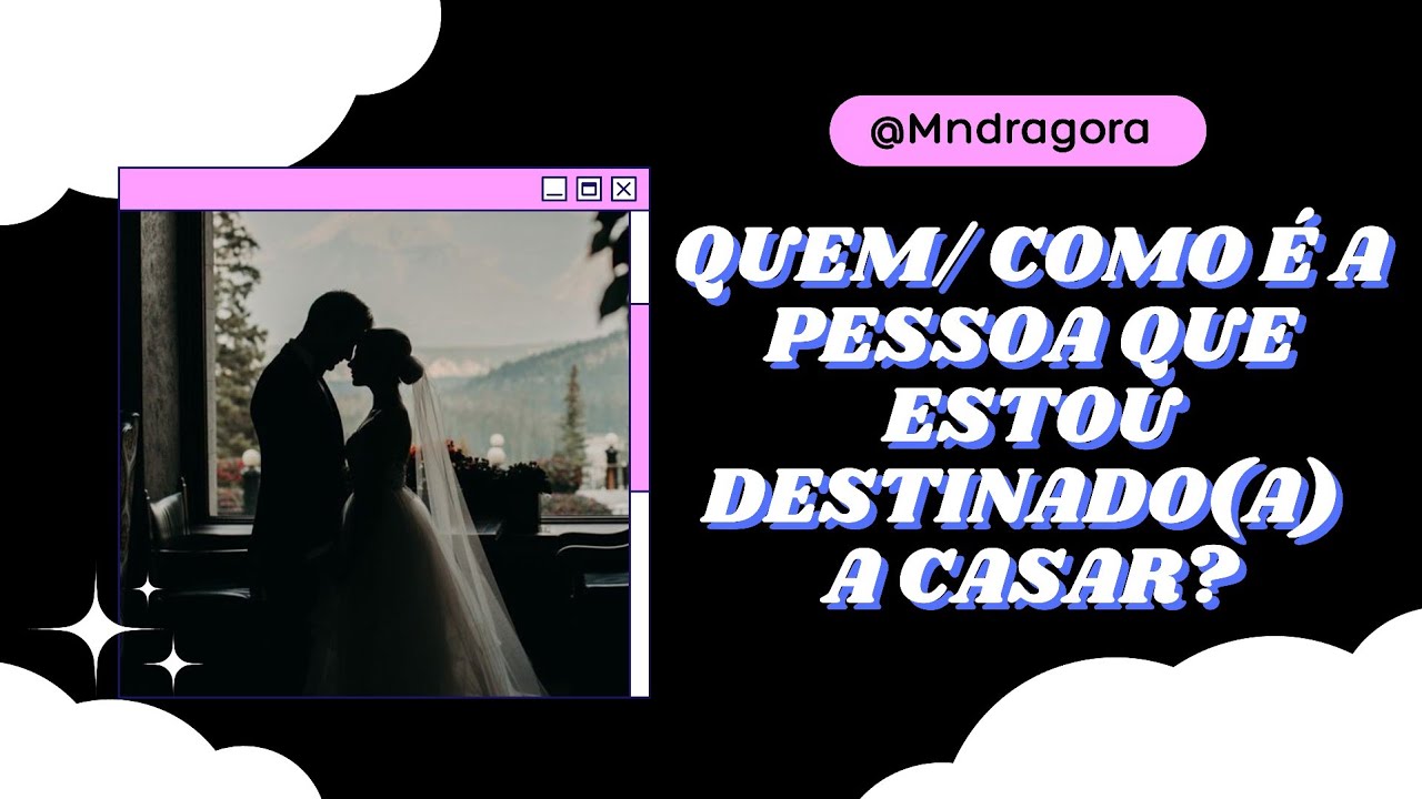 👩‍❤️‍💋‍👨💍QUEM É A PESSOA QUE ESTOU DESTINADA A CASAR/ CONSTRUIR UMA FAMÍLIA?? Escolha 1 opção!