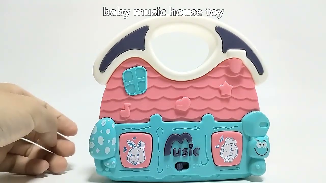 Baby Playing Early Educational Plastic Toy Music House for Children