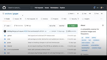 Grype open source vulnerability scanner demo