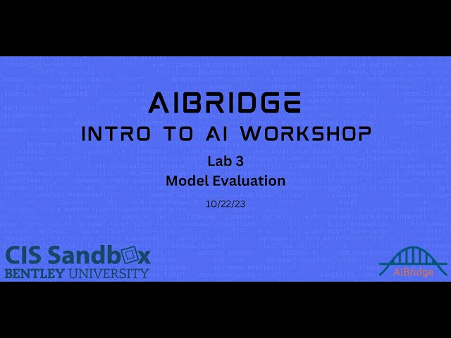 AI Bridge Workshop 2023 - Lab 3