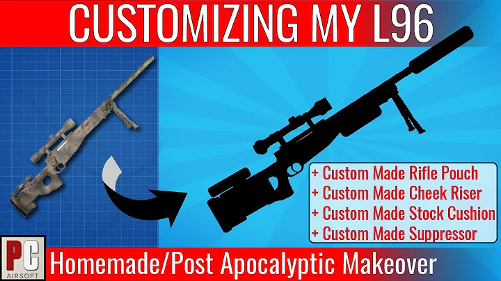 Customization | UPGRADED UTG L96  - Custom Made Accessories "Homemade/Post Apocalyptic"