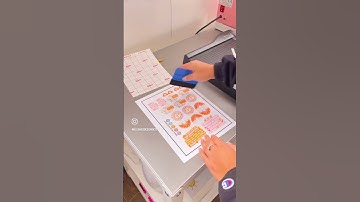 Sticker Making Tutorial 🌼 #sticker #cricut #handmadewithlove #smallbusinessowner #diycrafts