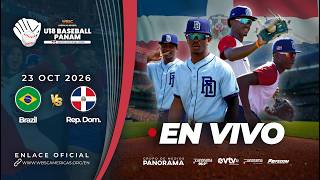 BRAZIL VS. DOMINICAN REPUBLIC | U18 Pan-American Baseball Championships | VTV CHANNEL 32