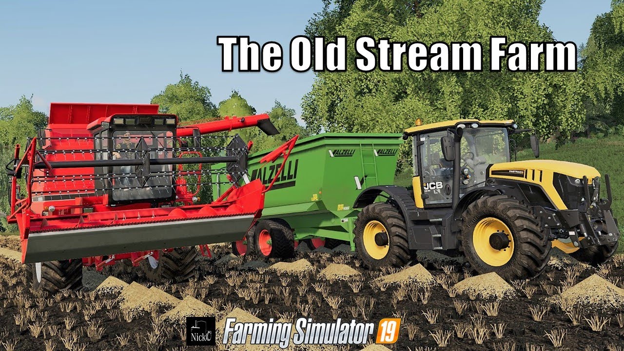 FS 19 🌽 The Old Stream Farm ep.2 - Trebbiatura - Lavorazioni campi