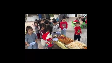 Gửi PH một số hình ảnh bữa tiệc buffet của các con ạ.  #buffet