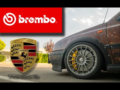 დავაყენეთ პორშე კაიენის მუხრუჭები - Install Porsche Cayenne Brakes By Brembo.