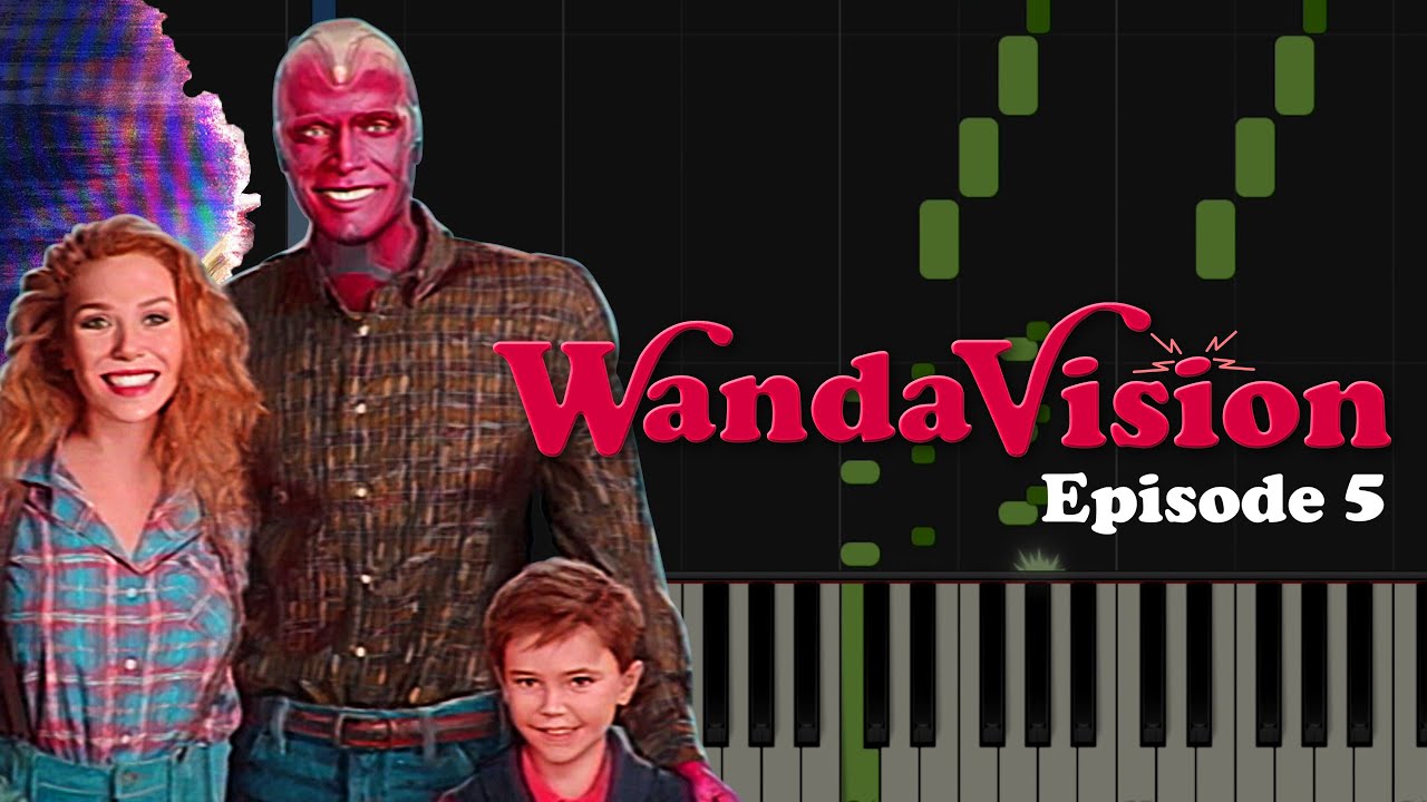 WandaVision - Episode 5 Intro Theme (Making It Up As We Go Along) | Piano Tutorial