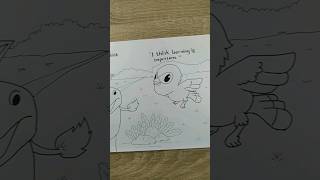Gambar Ilustrasi Kartun Tema Pendidikan 2 Lembar Pakai Bahasa Inggris #darwisart #menggambar