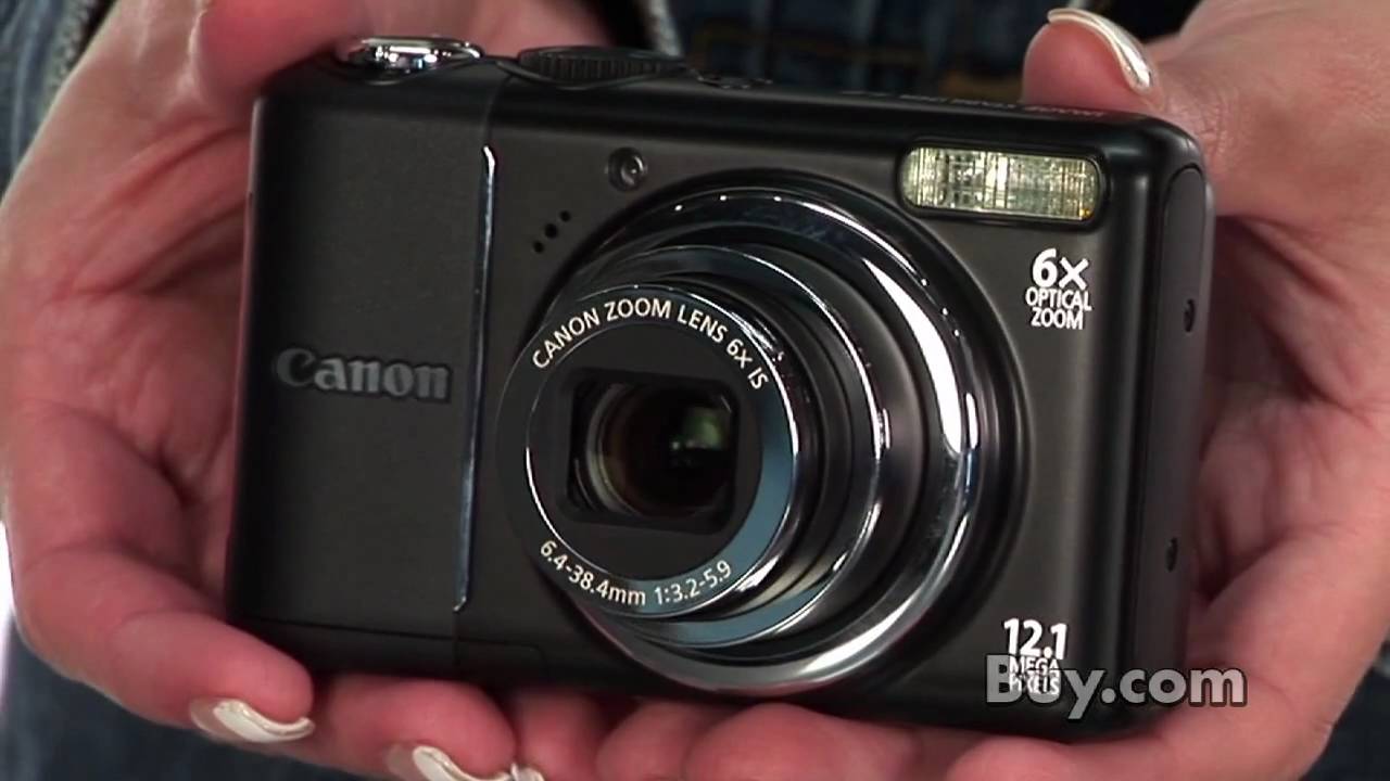 Canon PowerShot A2100 IS 12 Megapixel Digital Camera - YouTube