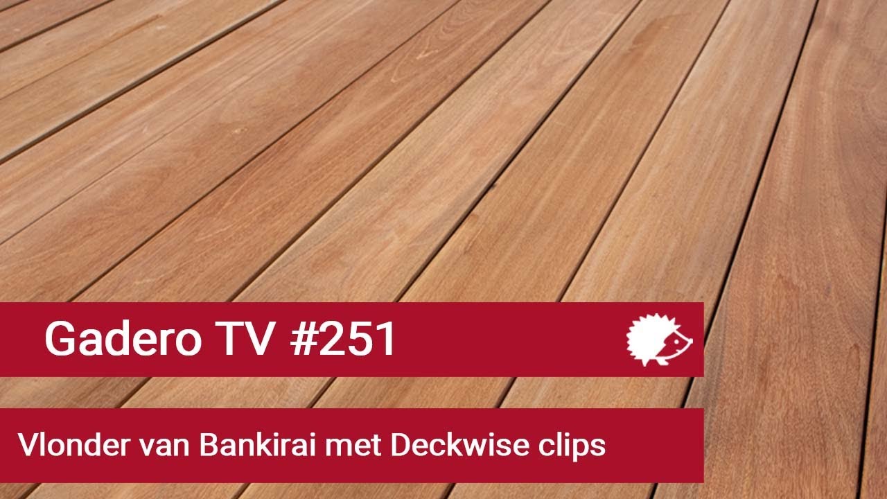 #251 Vlonder van Bankirai met Deckwise clips