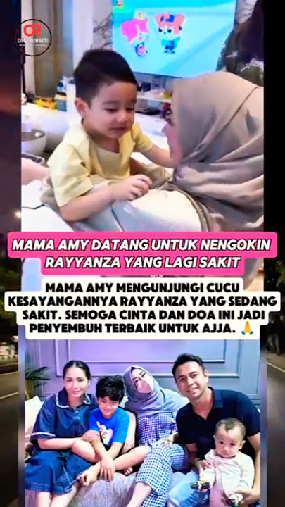 MAMA AMY NENGOKIN RAYYANZA YANG LAGI SAKIT 🥺💖 #rayyanza #mamaamy #nagita #rans
