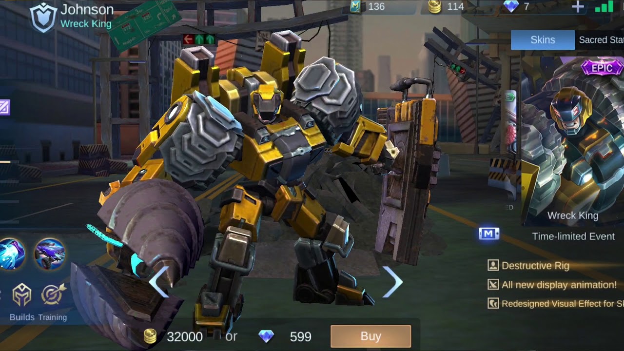 Mobile Legends Limited Epic Skins - YouTube