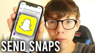 How To Send Pictures As Snaps On Snapchat | Send Snaps From Camera Roll As Normal Snap screenshot 5