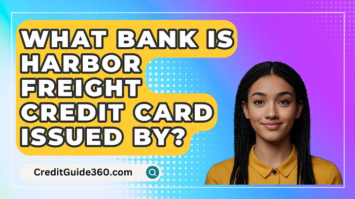 What Bank Is Harbor Freight Credit Card Issued By? - CreditGuide360.com