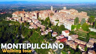 MONTEPULCIANO, Tuscany [ Italy walking tour in 4k ] 2023