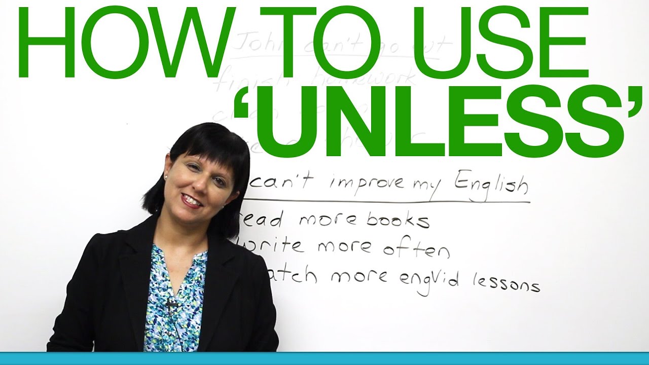 Speaking English - How to use \