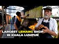 MALAYSIAN STREET FOOD - Largest Lemang Bakar Shop in KL | Lemang Daun Lerek Greenwood