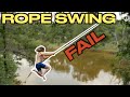 WE TRIED TO BUILD A ROPE SWING - Rodeo Time 255