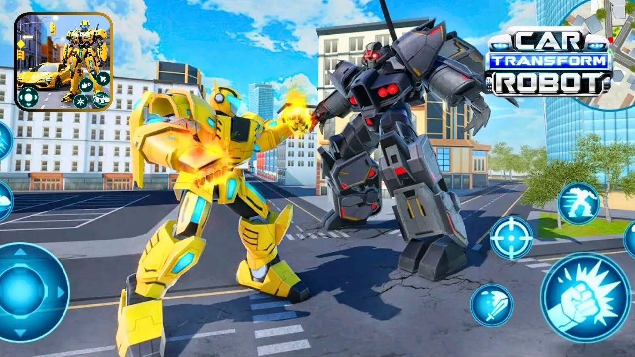 Robot Car Transform Fight Game Gameplay Walkthrough - Android