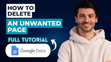How to Delete an Unwanted Page in Google Docs [2025 Guide]