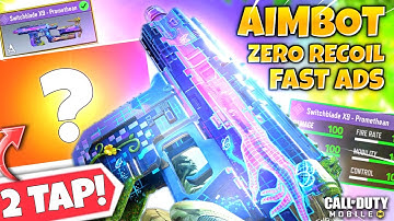 BEST "0 RECOIL" SWITCHBLADE X9 Gunsmith Attachments! its BANGER in Season 4 COD Mobile (BEST SETUP)