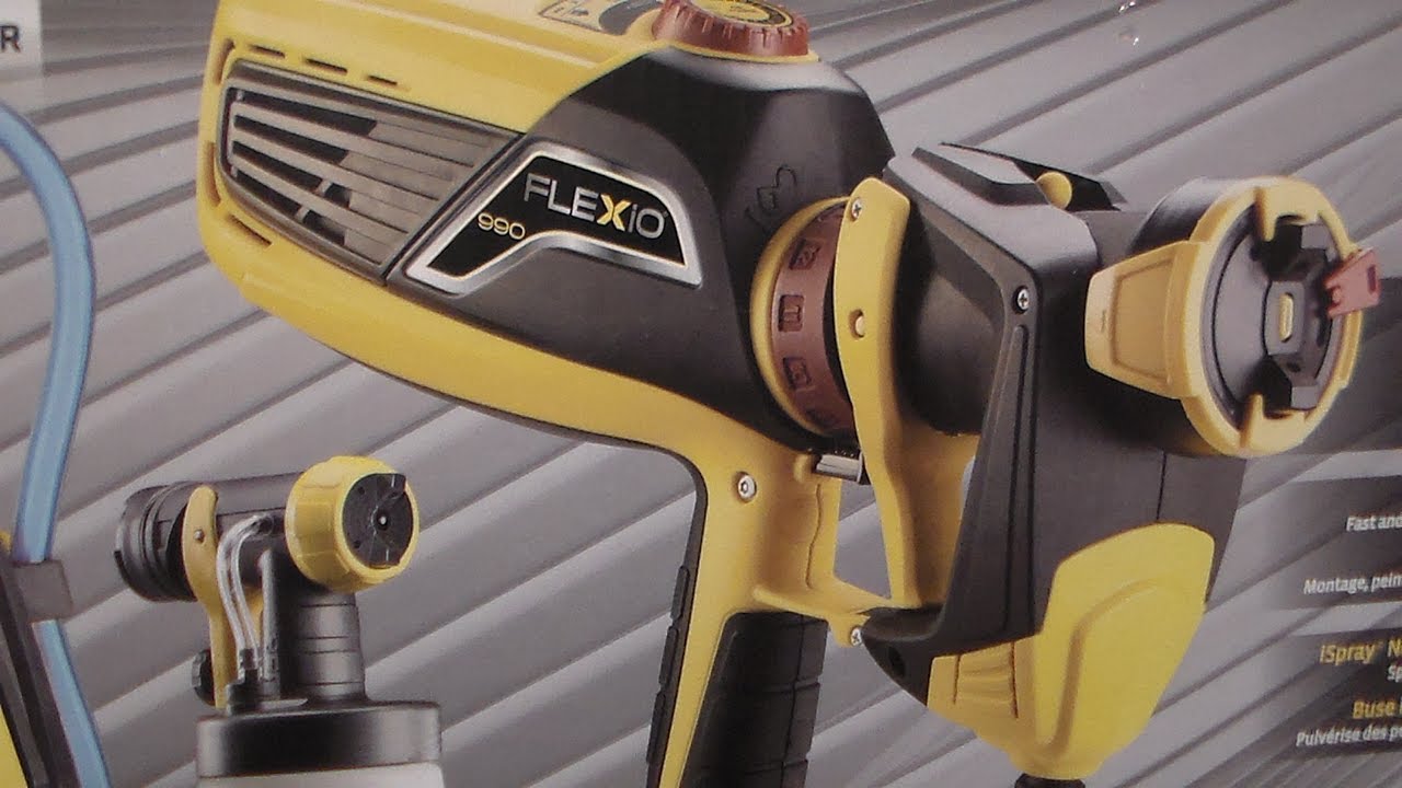 Flexio 990 spray paint gun part 1 YouTube