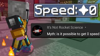 Becoming the SLOWEST Man in Skyblock (Mythbusters)