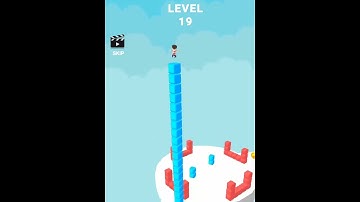 Cube Stacker Surfer 3D - Gameplay Level 19