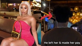 Man Ditches Entitled Woman On A Date & Makes Her PAY
