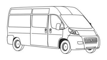 How to Draw Van for Kids Learn Drawing a Van Easy and Step by Step for Kids