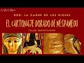 Estucado, dorado y policromado. Oro. La carne de los dioses IV